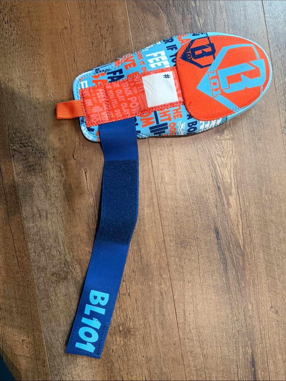 Baseball Lifestyle 101 sliding mitt- Blue & Orange